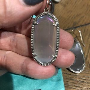 Kendra Scott silver Elle earrings